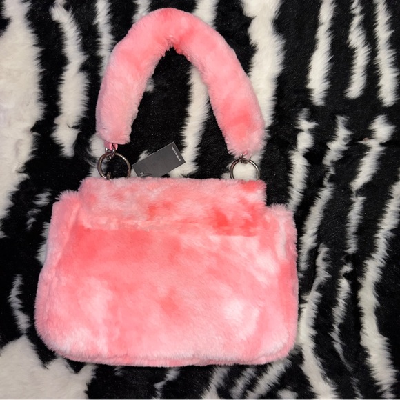 Fluffy Pink Shoulder Bag - Picture 2 of 2